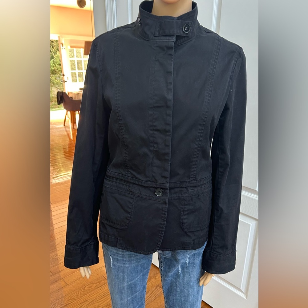 Talbots Black Utility Jacket for Women